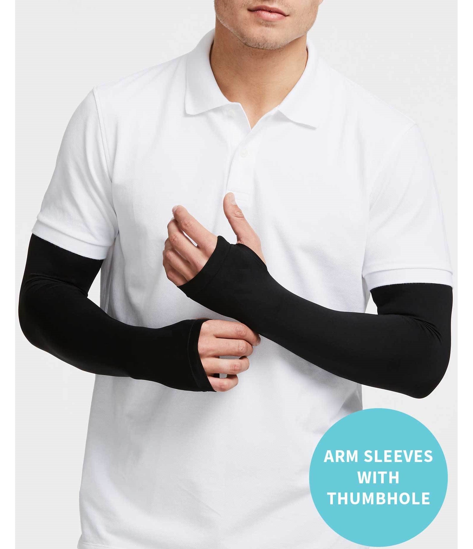 Sun Sleeves UV Arm Protection Golf Driving SPF Protective Blocking ...