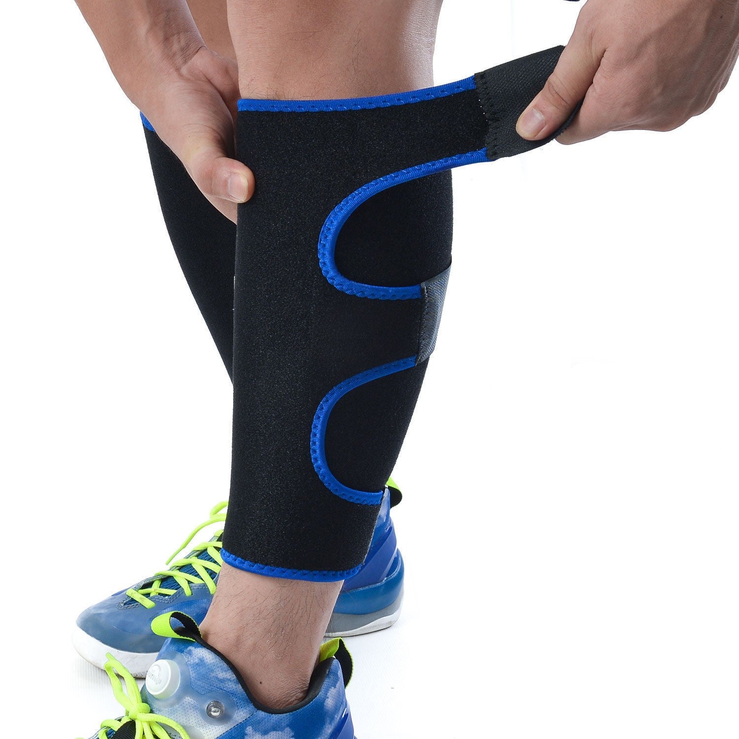 Calf Compression Sleeve Wraps Shin Splint Relief Reduce Swelling Pain