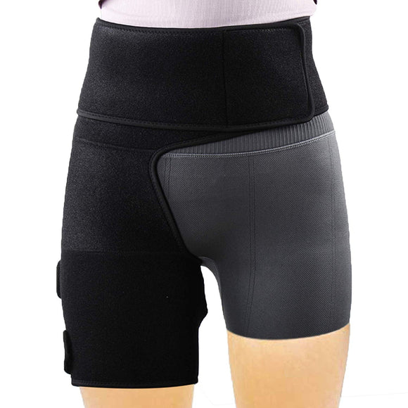 Hip Flexor, Groin & Thigh Compression Brace - Hamstring & Quad Strains ...