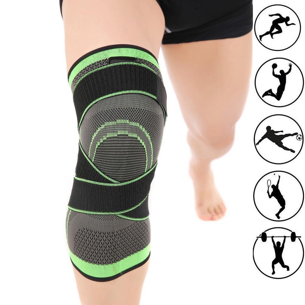 StabilityPro's Knee Brace with 4-Way Compression Straps for Injuries ...