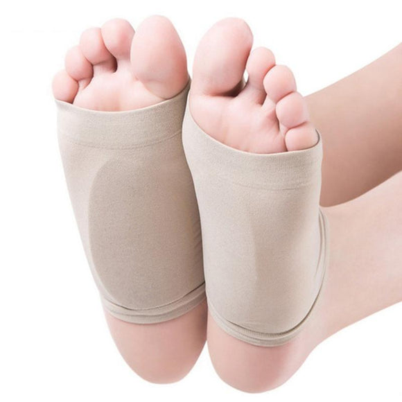 Plantar Fasciitis Gel Infused Arch Support Cushioned Foot Sleeves ...