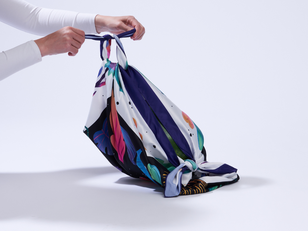 Comment fabriquer un porte-pastèque avec Furoshiki