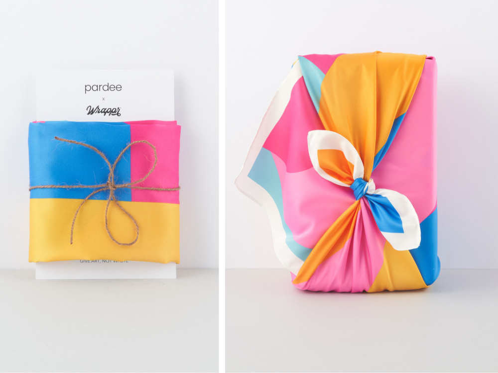 Enveloppement furoshiki personnalisé Pardee par Wrappr