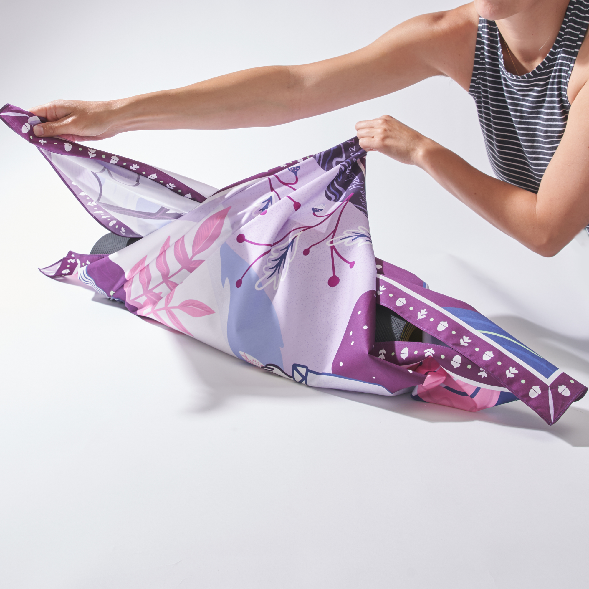 Wrappr como hacer un porta esterilla de yoga con furoshiki