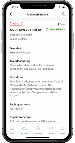 NOx Sensor Fault Codes and Fault Detection Methods