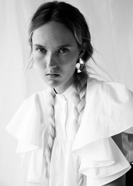 SUN II earrings by Sara Robertsson in Issue Magazine