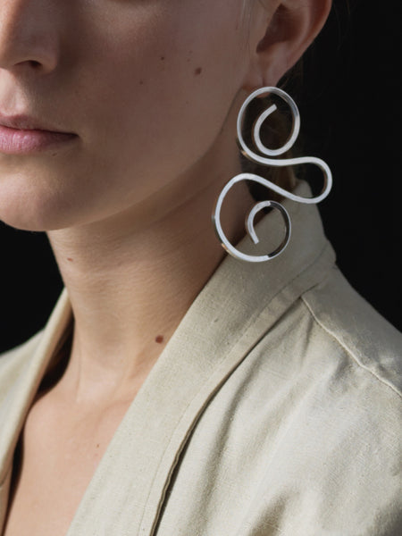Sara Robertsson Jewellery Sign earring.