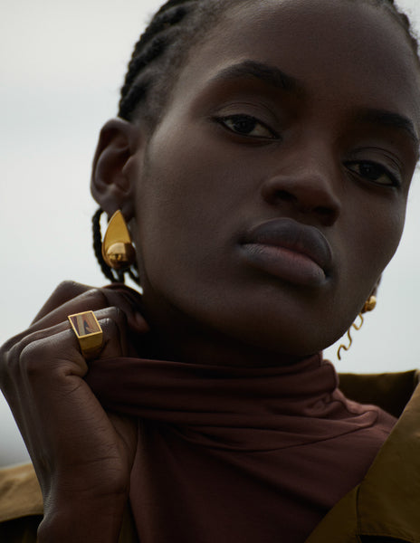 Spring earrings by Sara Robertsson in Vestal magazine