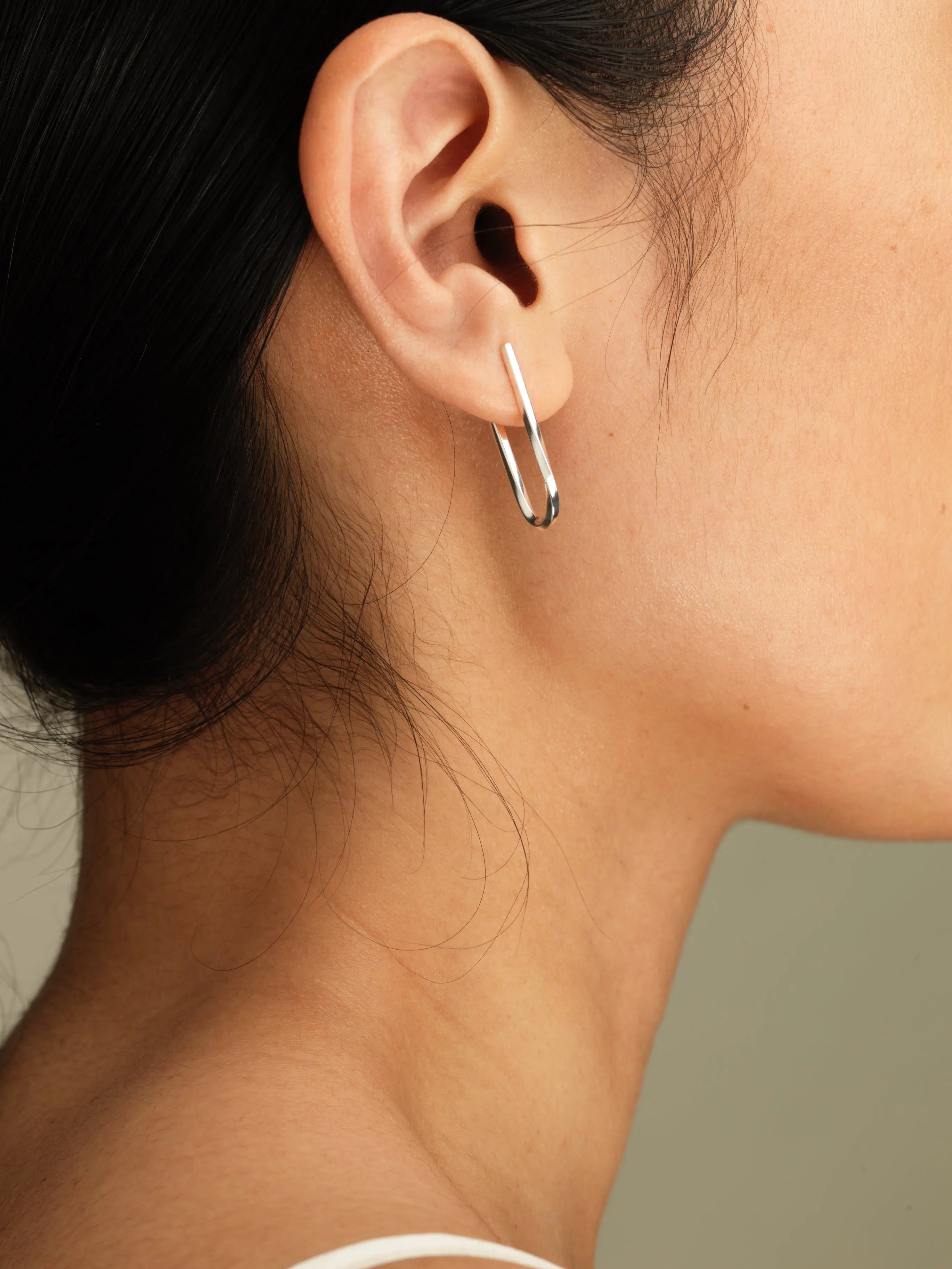 String Theory - white - Paparazzi earrings – JewelryBlingThing