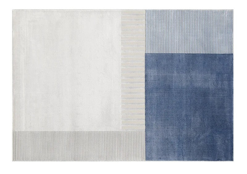 Modern Area Rugs, Geometric Area Rugs for Living Room, Dining Room Area Rugs, Large Grey Blue Floor Rugs, Contemporary Area Rugs for Bedroom