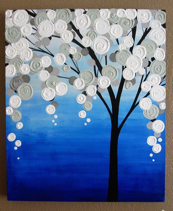 30 Easy Tree Painting Ideas for Beginners, Easy Acrylic Art Ideas, Abstract Painting Ideas, Easy Landscape Painting Ideas