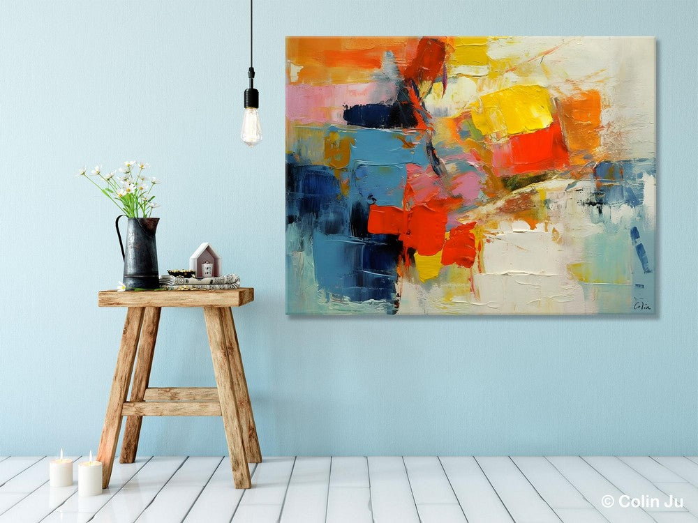 Abstract Acrylic Paintings for Living Room, Original Modern Contemporary Artwork, Buy Paintings Online, Oversized Canvas Artwork