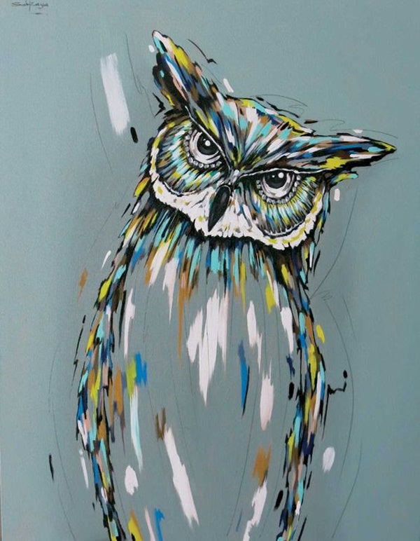 Easy acrylic painting ideas, easy canvas painting ideas for beginners, bird painting, simple abstract painting ideas, cute acrylic painting ideas