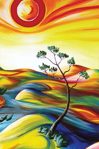 Simple Acrylic Abstract Painting Ideas, Easy Canvas Painting Ideas, Easy Tree Painting Ideas for Beginners, Easy Landscape Painting Ideas