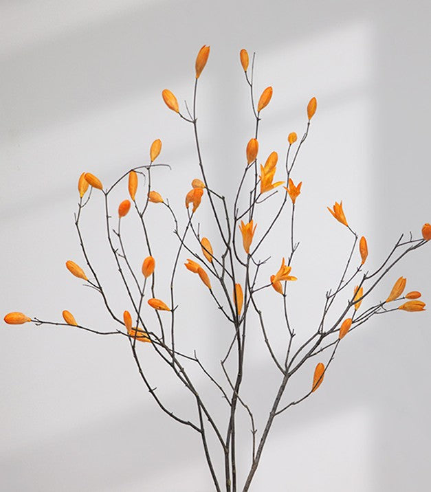 Dried Magnolia Branch, Magnolia Long Twigs, Natural Decorations, Flower Arrangement, Handmade Artificial Flower, Natural Dried Branches