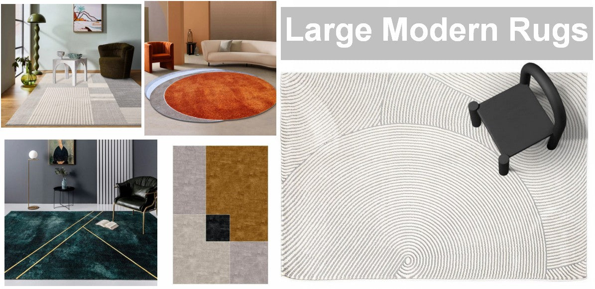 Geometric Modern Rugs, Modern Rugs for Living Room, Modern Rugs for Bedroom, Large Modern Rugs for Office, Contemporary Abstract Rugs, Dining Room Modern Area Rugs, Grey Modern Rugs, Blue Modern Rugs