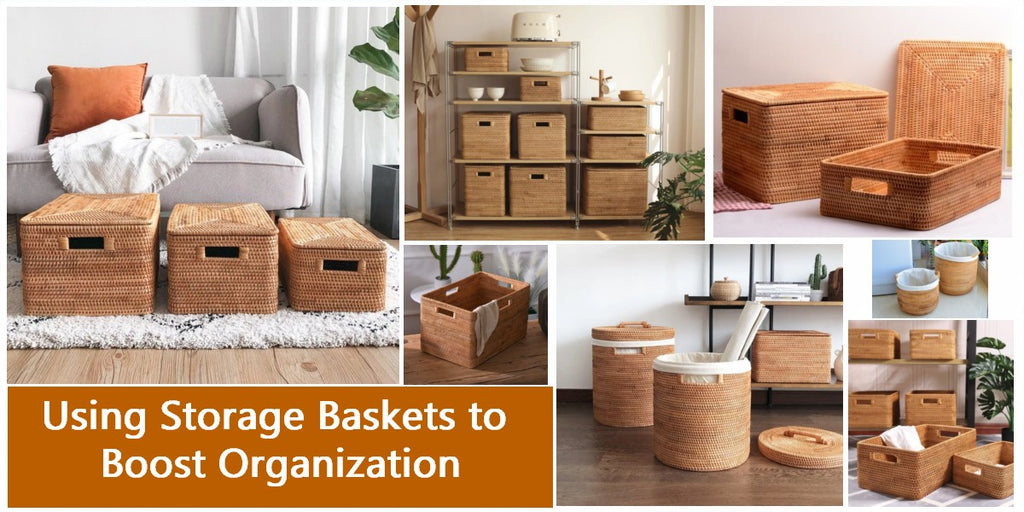 Using Storage Baskets to Boost Organization - Rectangular Storage