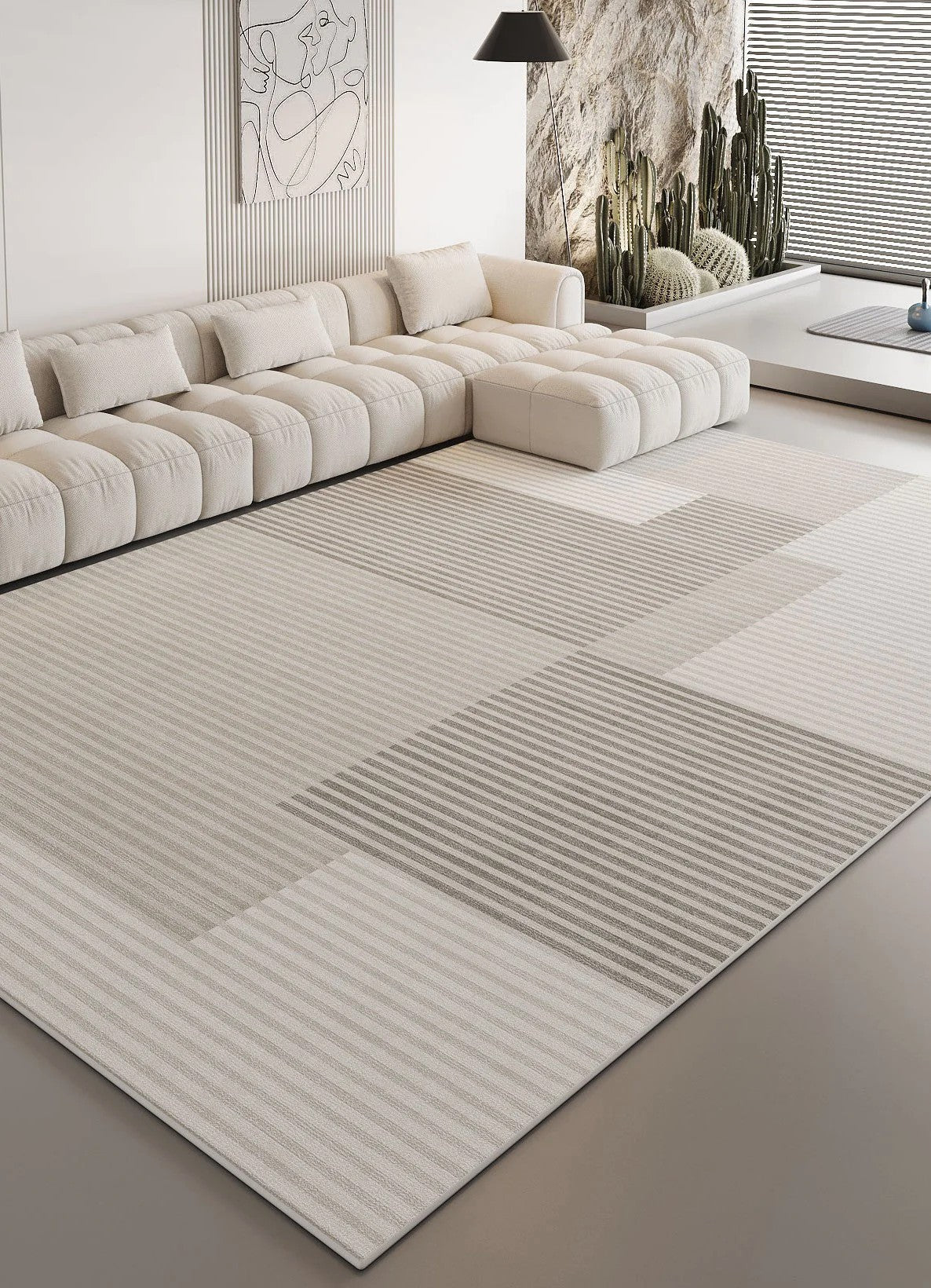 Abstract Contemporary Area Rugs for Bedroom, Geometric Modern Rugs for Dining Room, Large Modern Living Room Rugs, Dining Room Floor Carpet