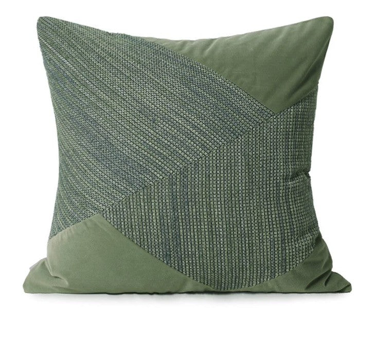 Green Throw Pillows for Couch, Decorative Throw Pillows, Large Green Pillows, Modern Sofa Pillows, Simple Modern Throw Pillows for Living Room
