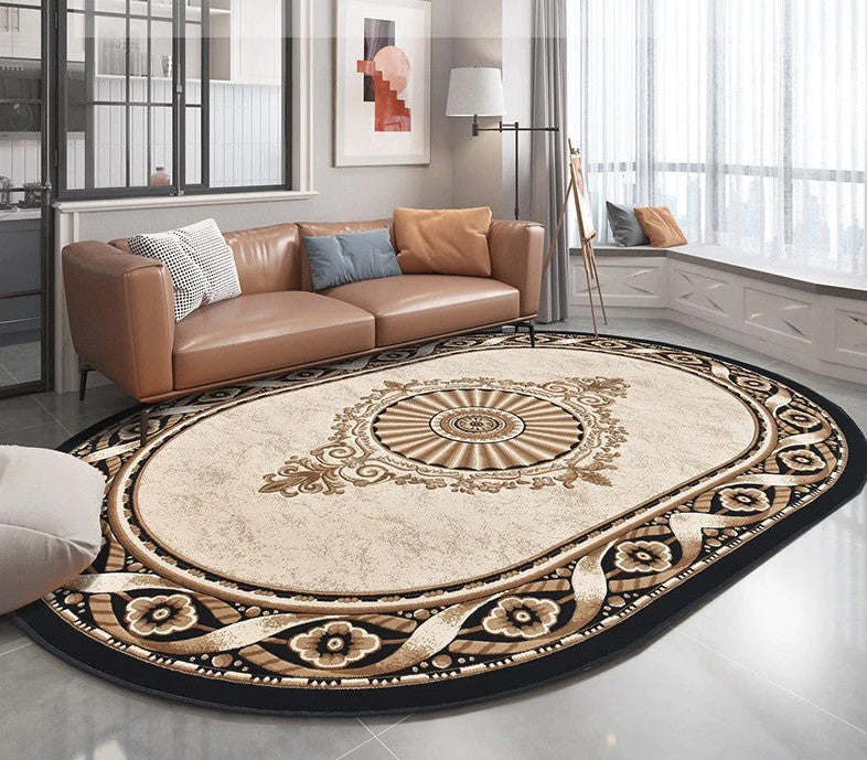 Extra Large Royal Floor Rugs for Office, Luxury Thick Modern Rugs for Living Room, Oversized Soft Floor Carpets under Dining Room Table