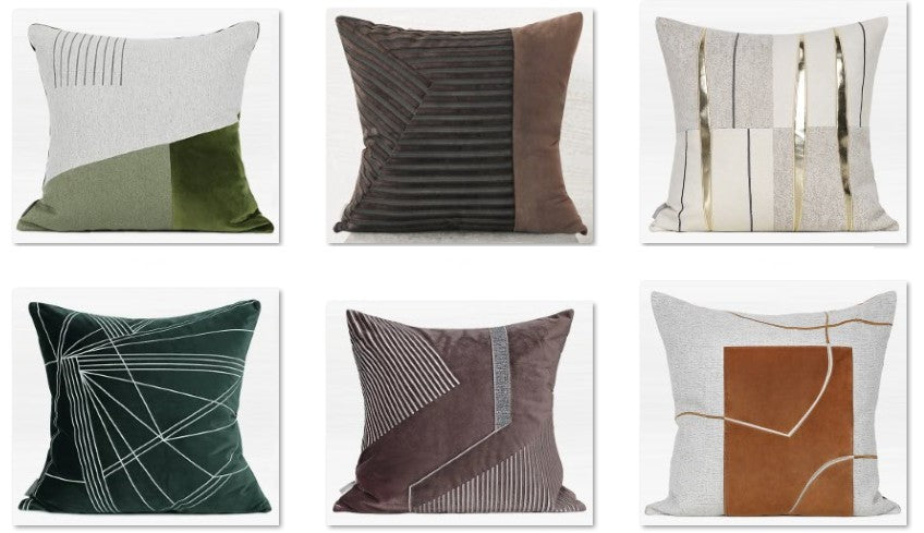 Decorative Throw Pillows, Modern Sofa Pillows, Contemporary Throw Pill –  Paintingforhome