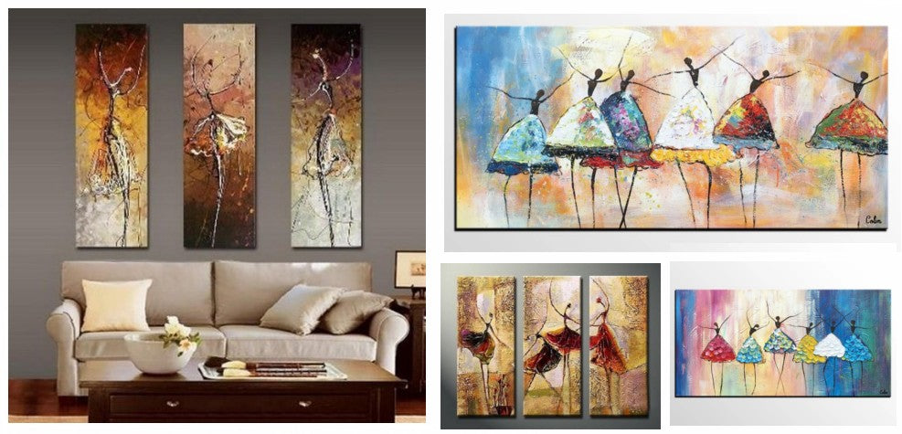 Abstract Ballet Paintings, Ballet Dancers Painting, Modern Paintings, Abstract Paintings, Paintings for Dining Room, Texture Paintings, Beautiful Ballet Painting, Ballet Paintings, Paintings for Bedroom