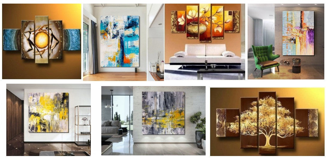 Oversized canvas paintings, modern wall art for living room, oversized wall art ideas, modern acrylic paintings, multiple canvas painting, huge wall art paintings, large painting for sale, huge painting for sale, extra large canvas paintings