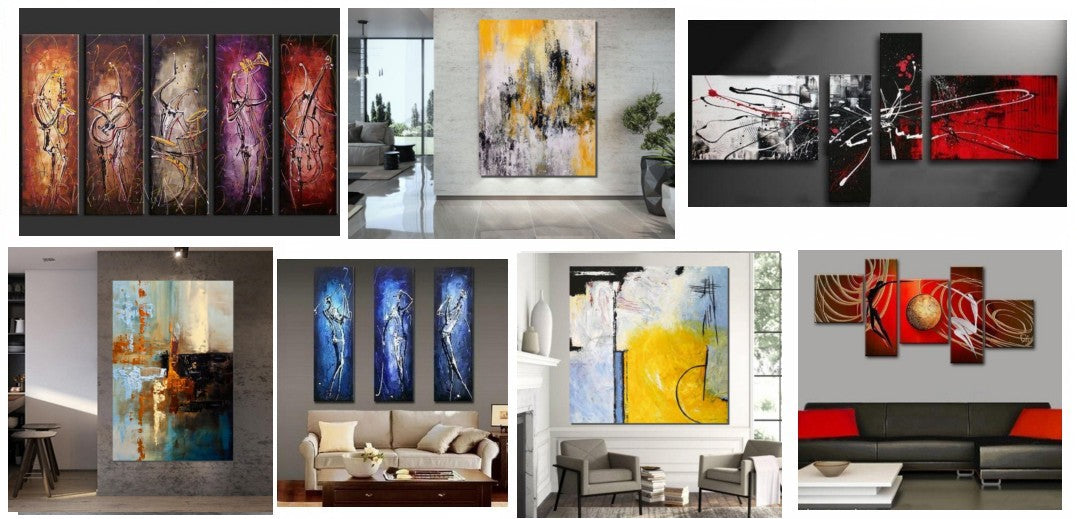Oversized canvas paintings, oversized wall art ideas, modern acrylic paintings, modern wall art for living room, multiple canvas painting, huge wall art paintings, large painting for sale, huge painting for sale, extra large canvas paintings