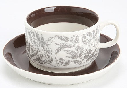 Elegant Purple Ceramic Cups, Unique Coffee Cup and Saucer in Gift Box –  artworkcanvas