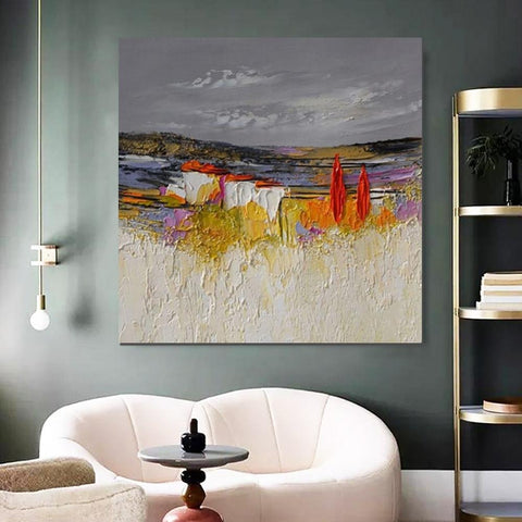 Large Abstract Acrylic Paintings, Modern Paintings for Living Room ...