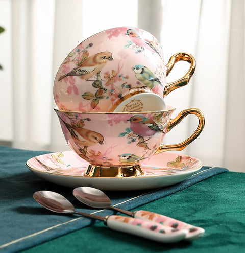 Beautiful British Tea Cups, Unique Afternoon Tea Cups and Saucers, Ele