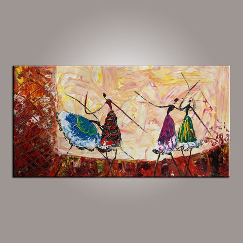 Acrylic Canvas Painting, Ballet Dancer Painting, Wall Art Paintings, A –  Art Painting Canvas