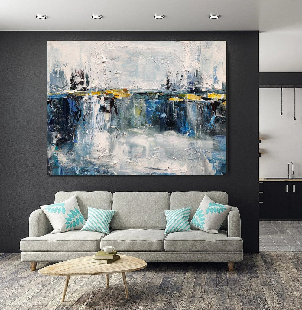 Living Room Wall Art Painting, Extra Large Acrylic Painting ...