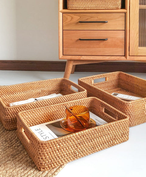 Extra Large Rectangular Storage Basket, Large Storage Baskets for Clot