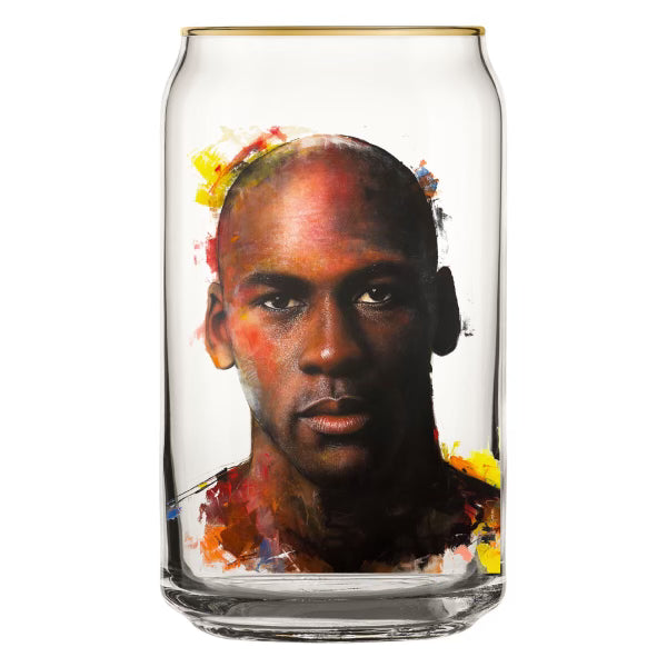 That "MICHAEL JORDAN" Glass by John L Hill