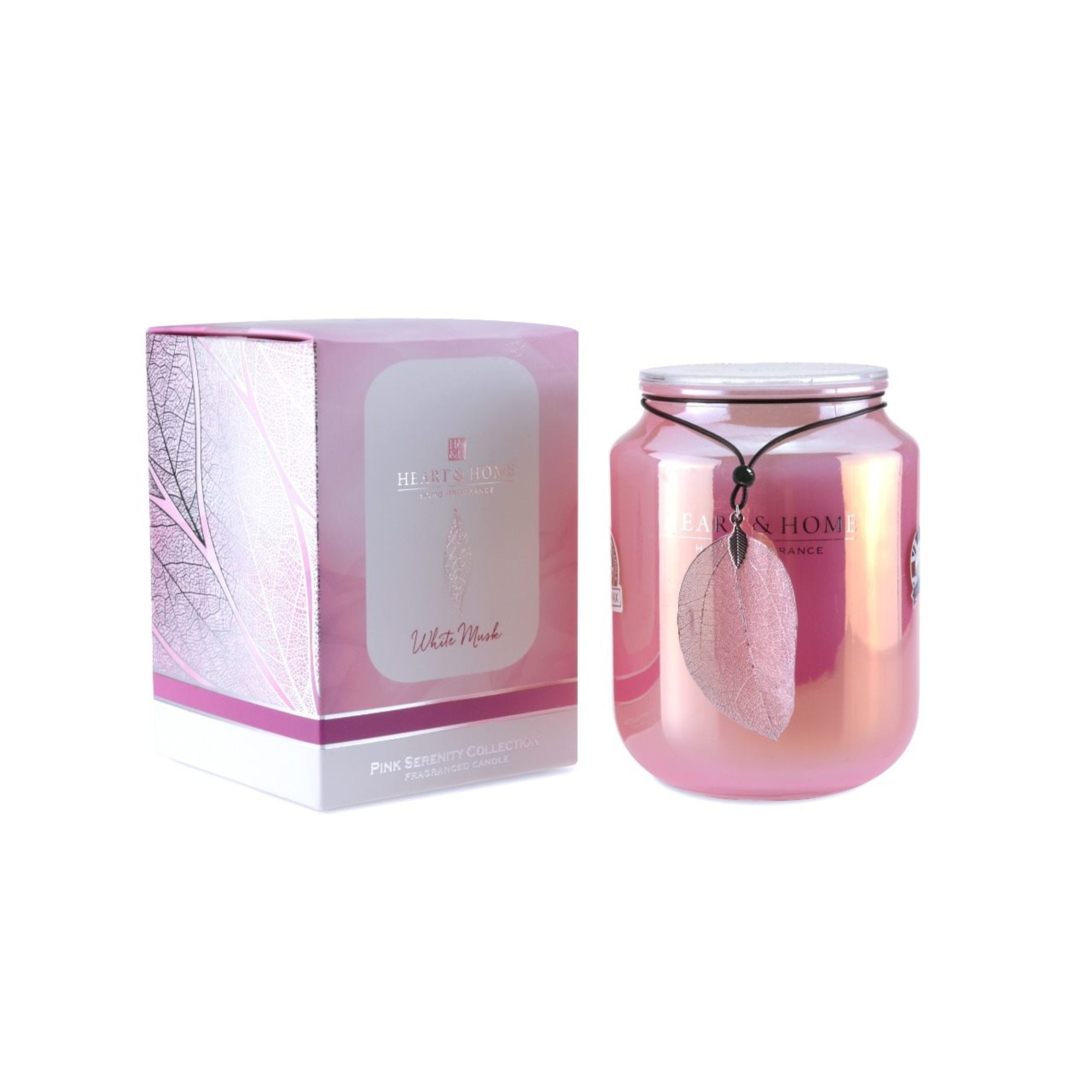 H&H White and Musk Jar Candle