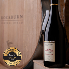 Rockburn Nine Barrels Pinot Noir 2021 (Gold Medal - London Wine Competition 2023)