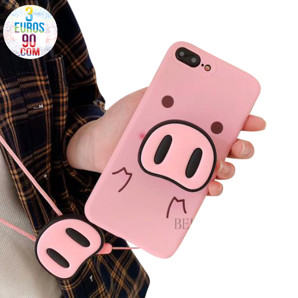 coque telephone iphone 6 cochon