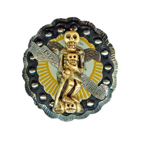 skeleton belt buckle