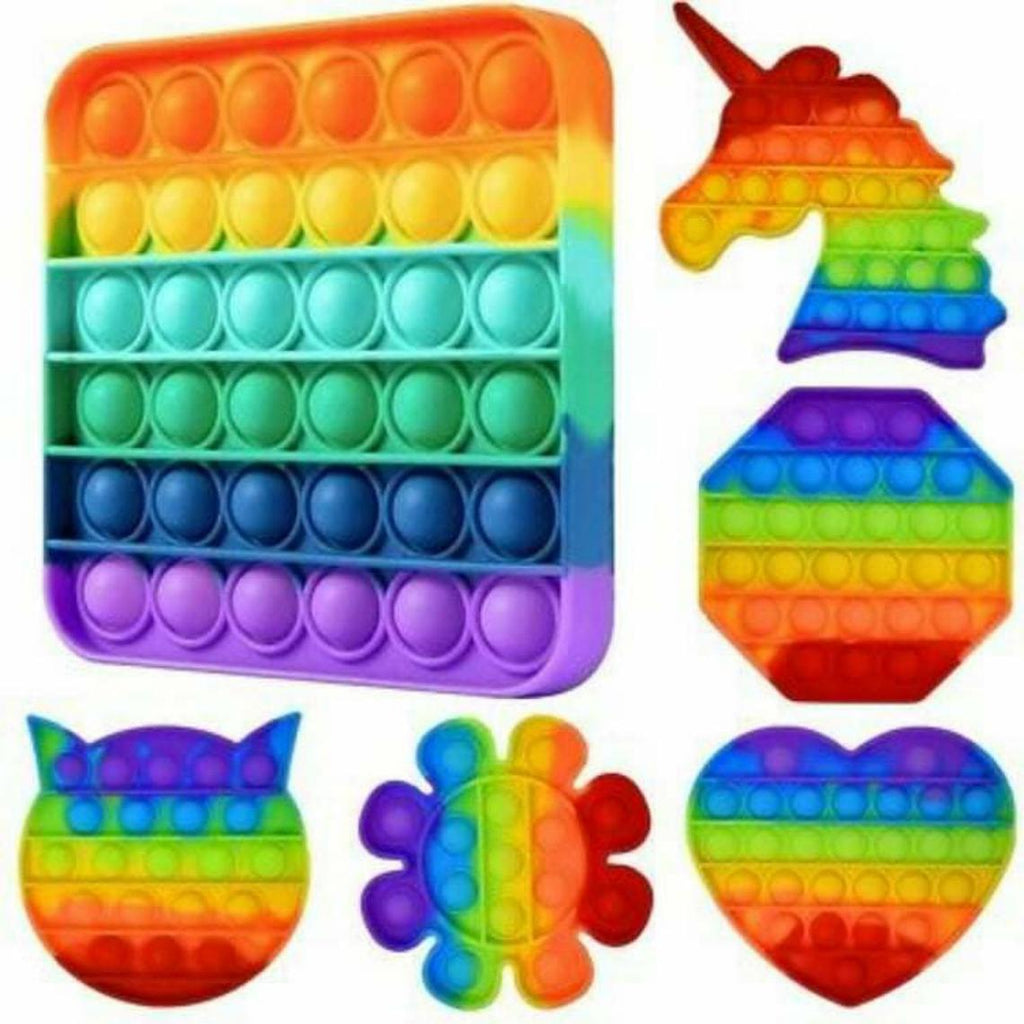 Set Of 5 Popit Fidget Toys | GIFT DEPOT