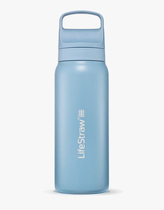 LifeStraw Go Series Stainless Steel Filter Bottle - 18oz Seafoam, One Size