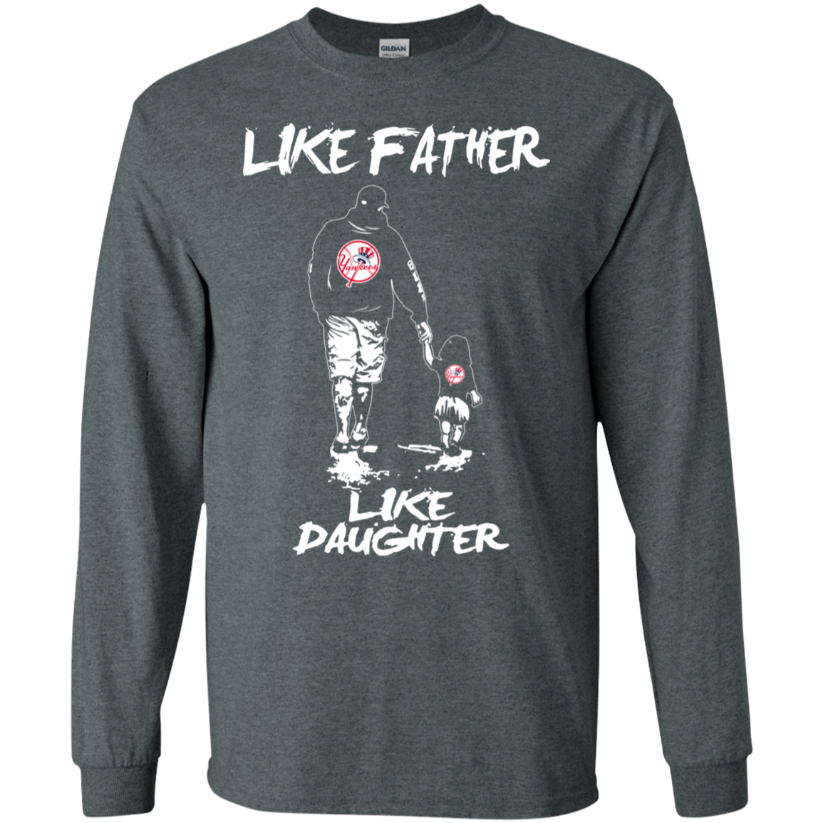 father daughter yankee shirt