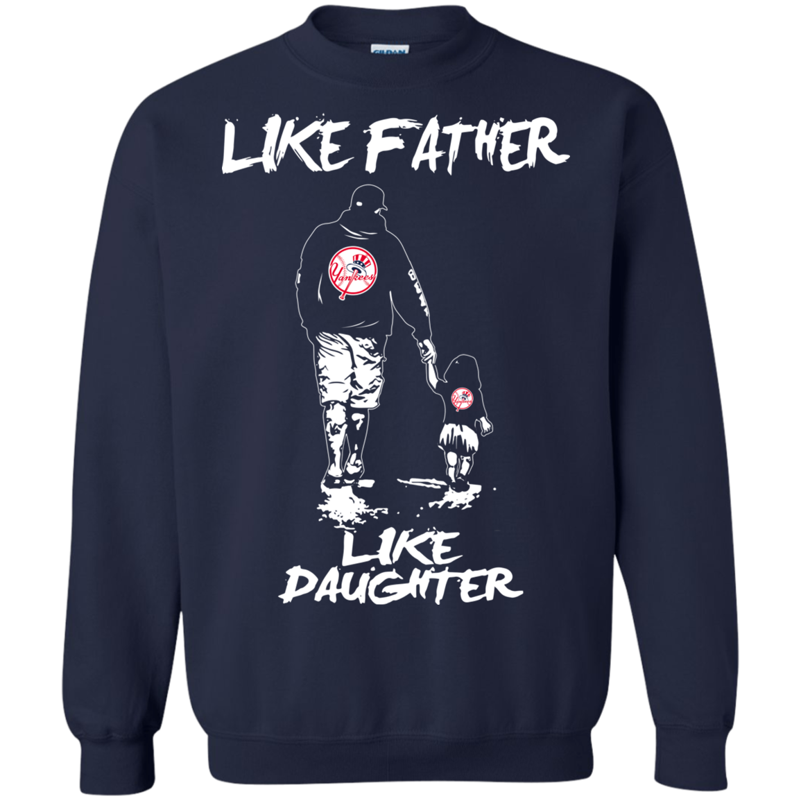 father daughter yankee shirt