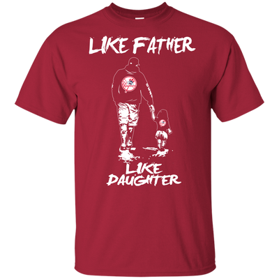 father daughter yankee shirt