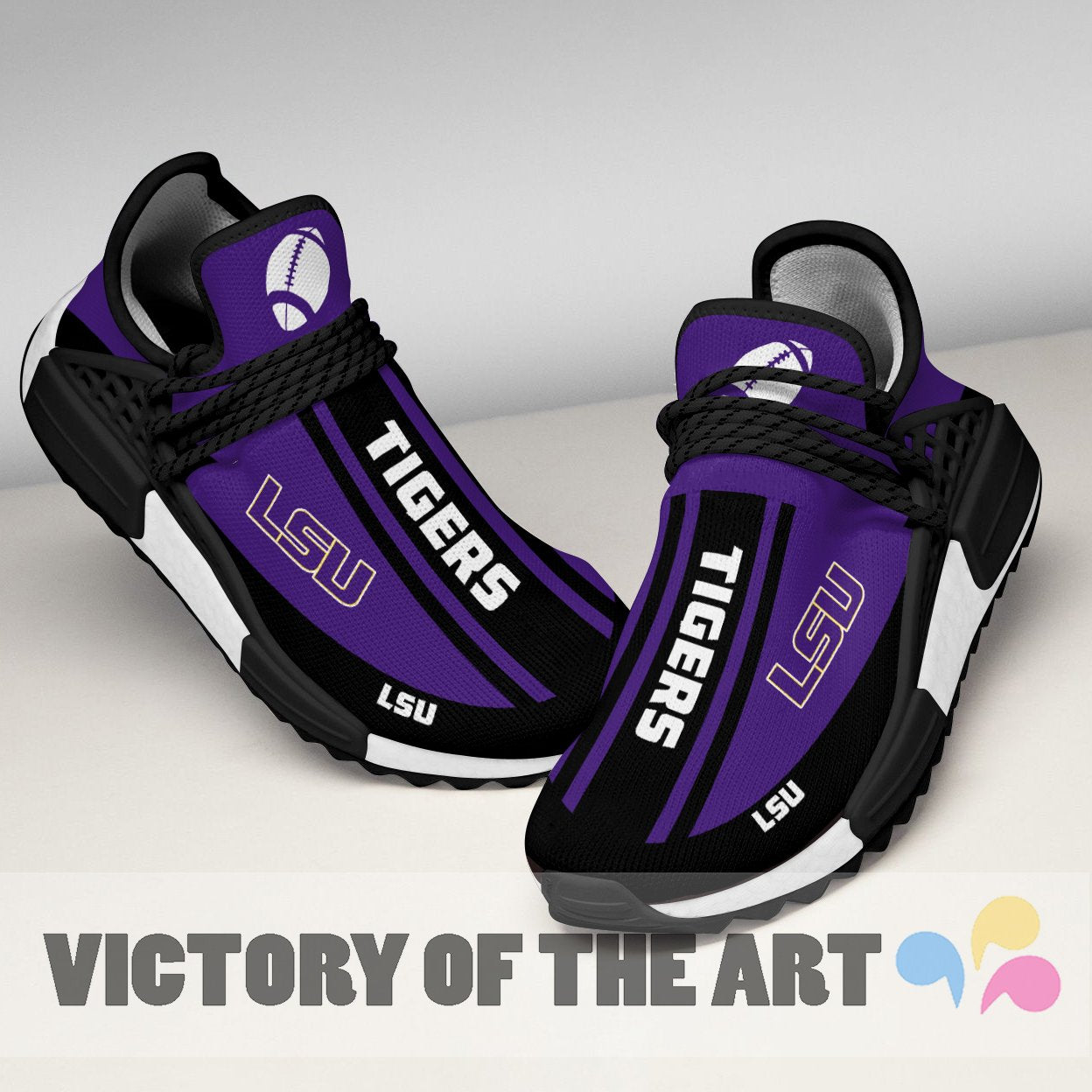 human race shoes purple