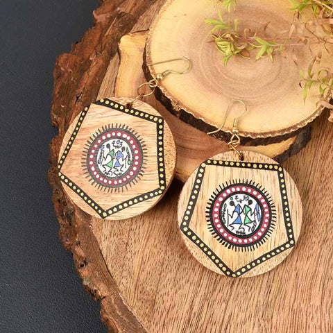 The Pentagon Handcrafted Tribal Earrings