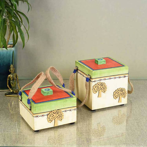 The Tree of Life Handcrafted Utility Storage Boxes