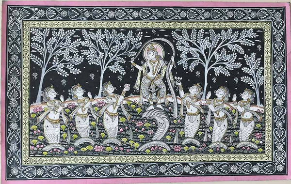 Indian traditional folk tribal paintings