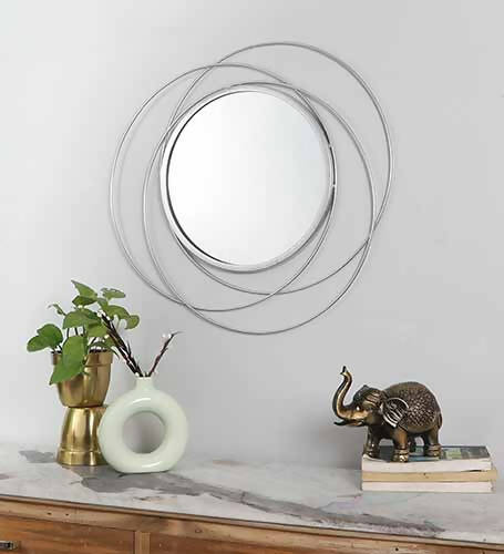 Cross Lines Wired Wall Miror – Dusaan