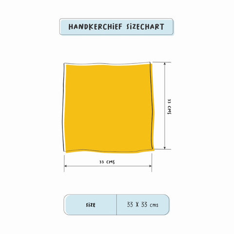 Handkerchiefs Size Chart